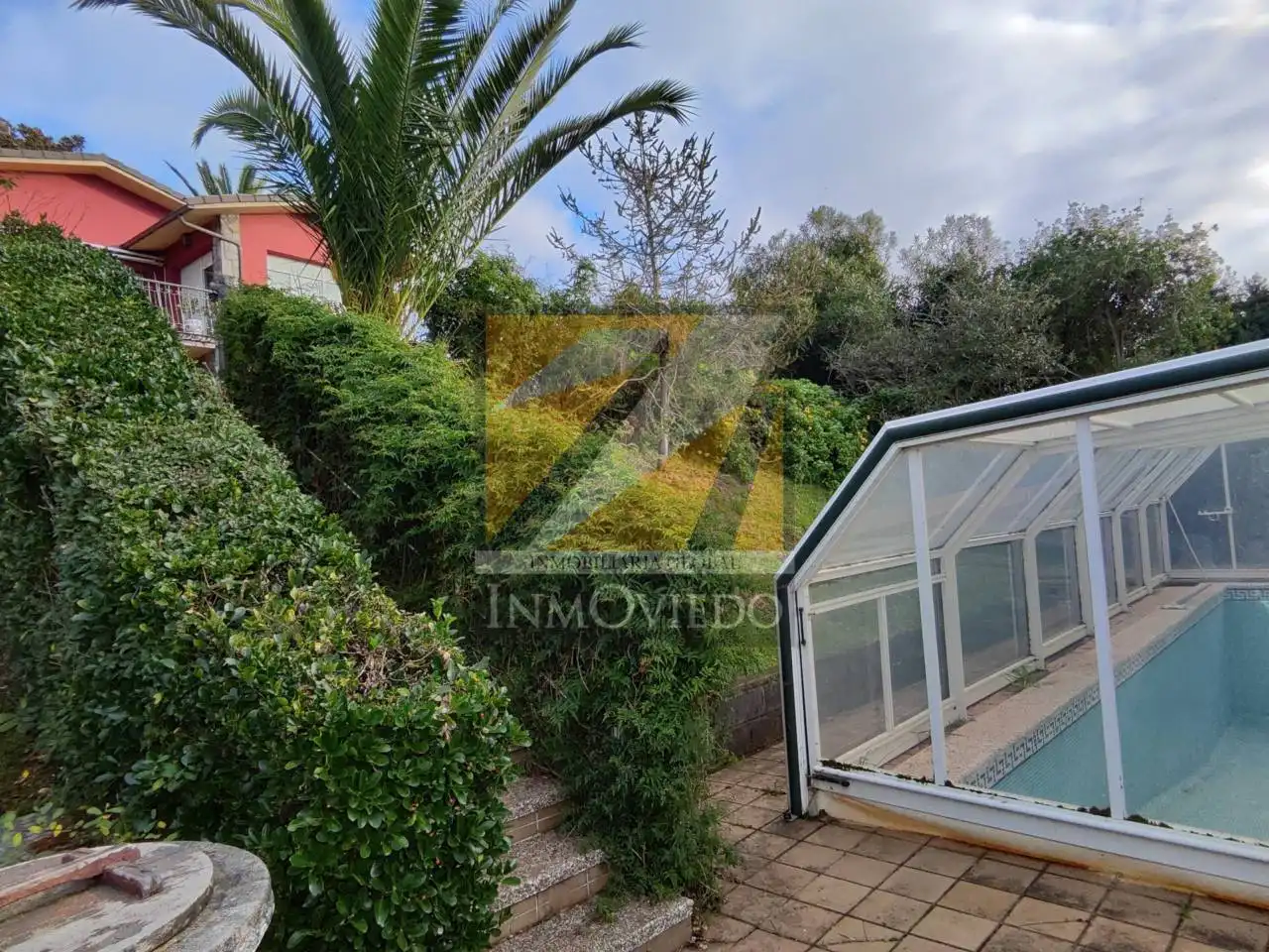 Garden of Houses for sale in Carreño  with Heating, Private garden and Parquet flooring