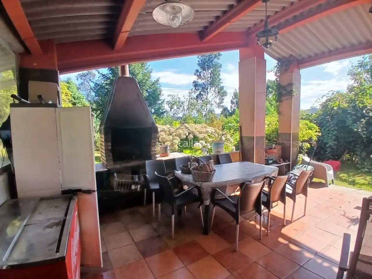 Terrassa de Casa o xalet en venda en San Sadurniño amb Jardí privat i Moblat