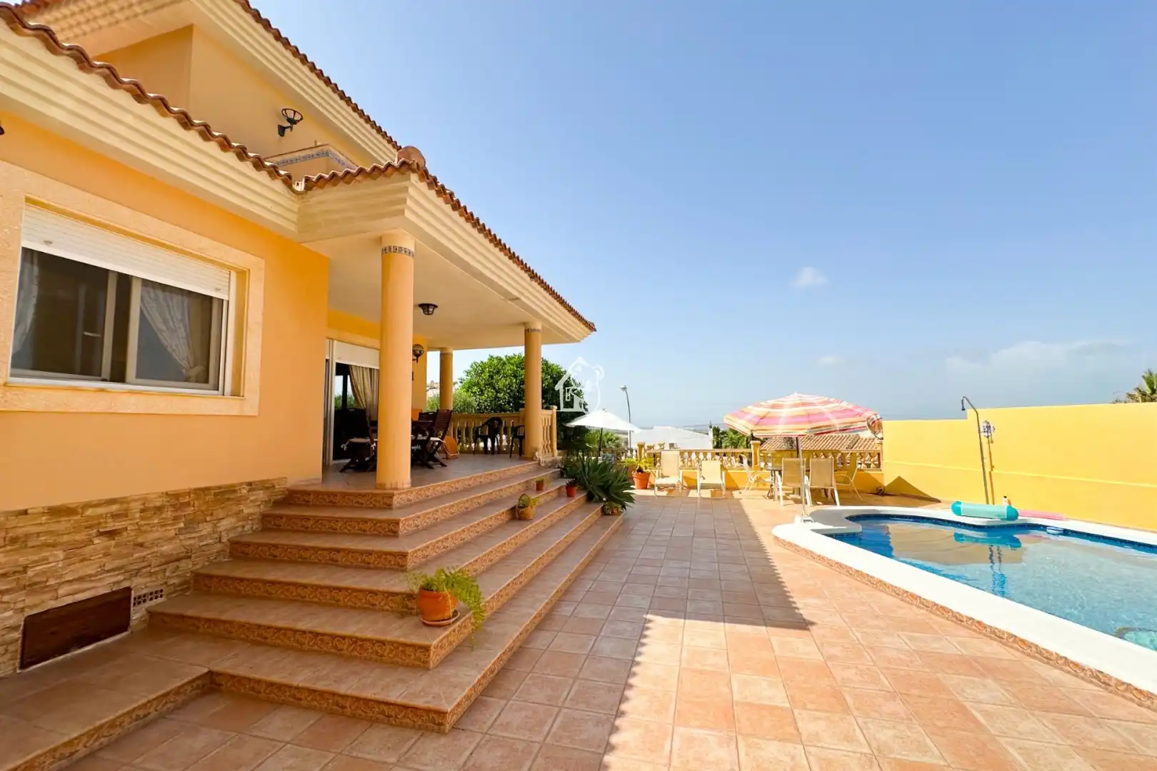 Terrasse von Country house zur Miete in San Miguel de Salinas mit Klimaanlage, Privatgarten und Terrasse