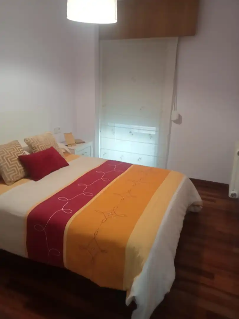 Bedroom of Flat for rent in Santiago de Compostela   with Heating, Parquet flooring and Terrace