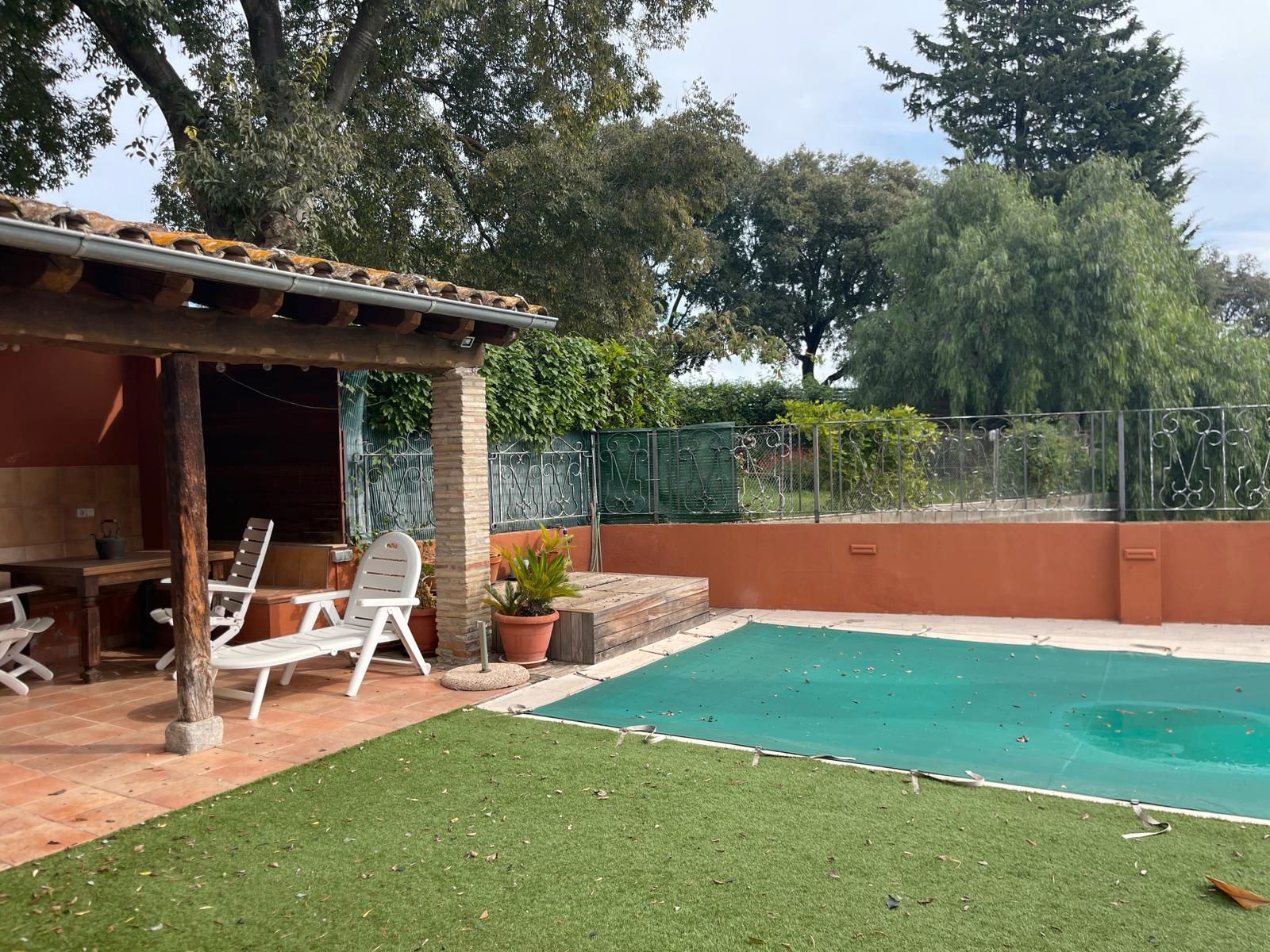 Piscina de Casa o chalet de alquiler en Garrigàs con Aire acondicionado, Calefacción y Jardín privado