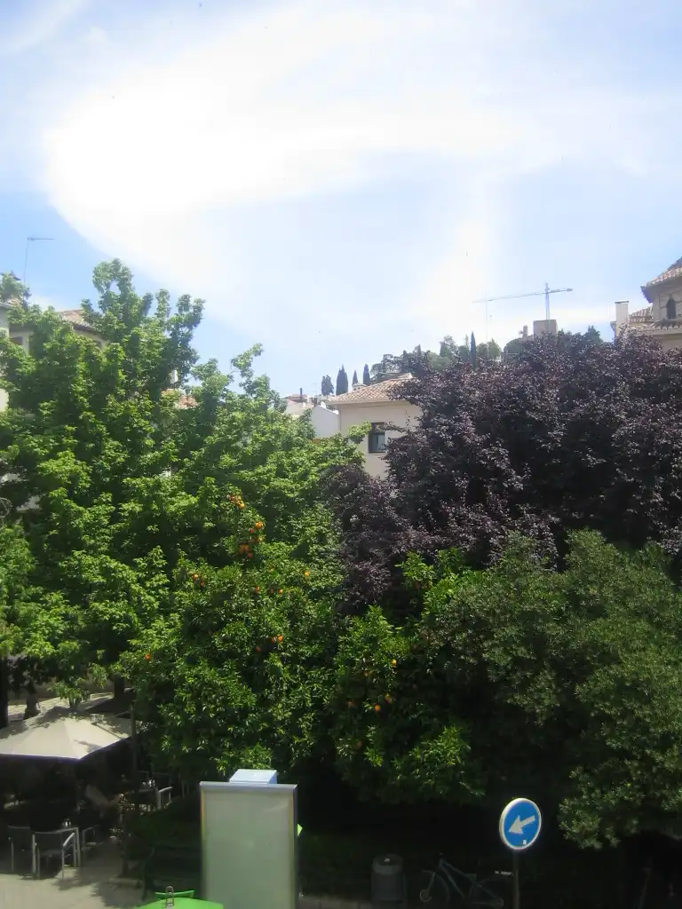 Vista exterior de Pis de lloguer en Granada amb Aire condicionat, Forn i Rentadora