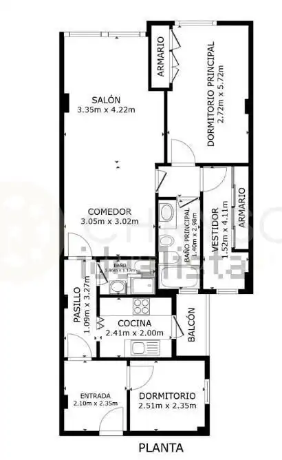 Piso en venta en Barcelona con Parquet