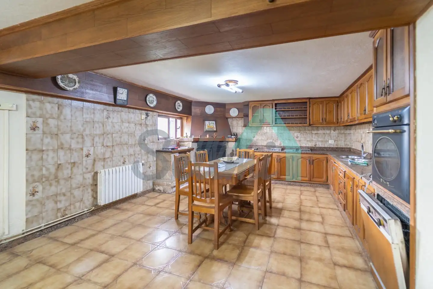 Cocina de Casa o chalet en venta en Ribadeo con Calefacción, Jardín privado y Parquet