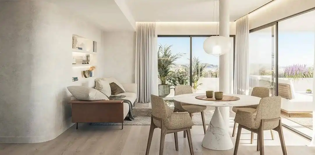 Living room of Apartments for sale in Estepona  with Air Conditioner, Heating and Terrace