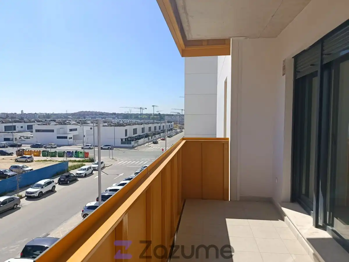 Terrasse von Wohnung zur Miete in Dos Hermanas mit Klimaanlage, Heizung und Privatgarten