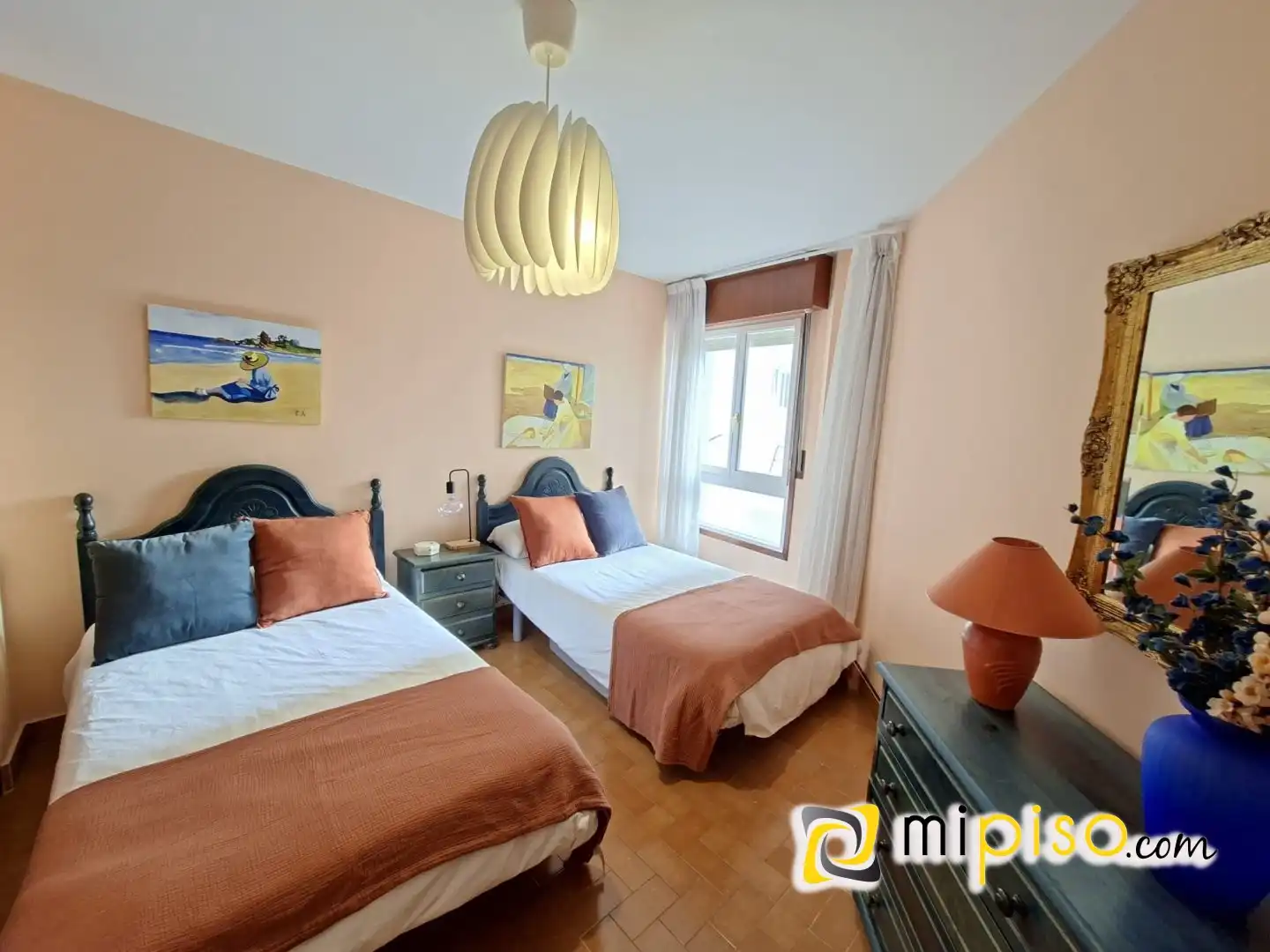 Schlafzimmer von Wohnung zur Miete in Laredo mit Terrasse und Möbliert