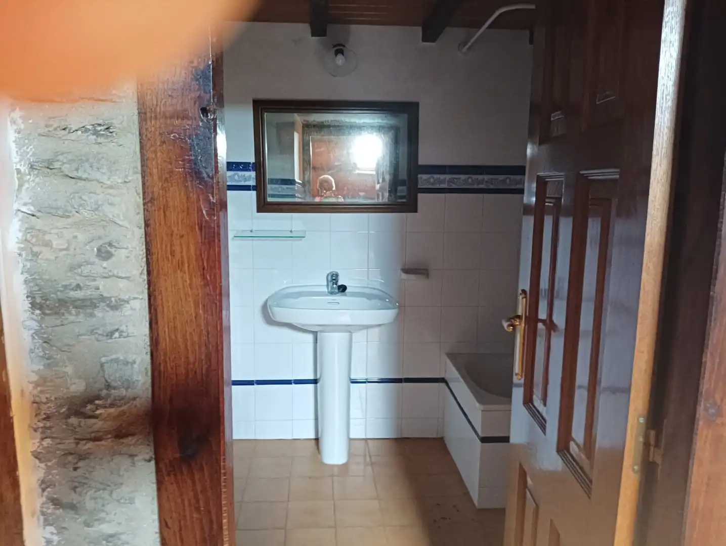 Badezimmer von Country house zum Verkauf in Arzúa mit Klimaanlage, Heizung und Privatgarten