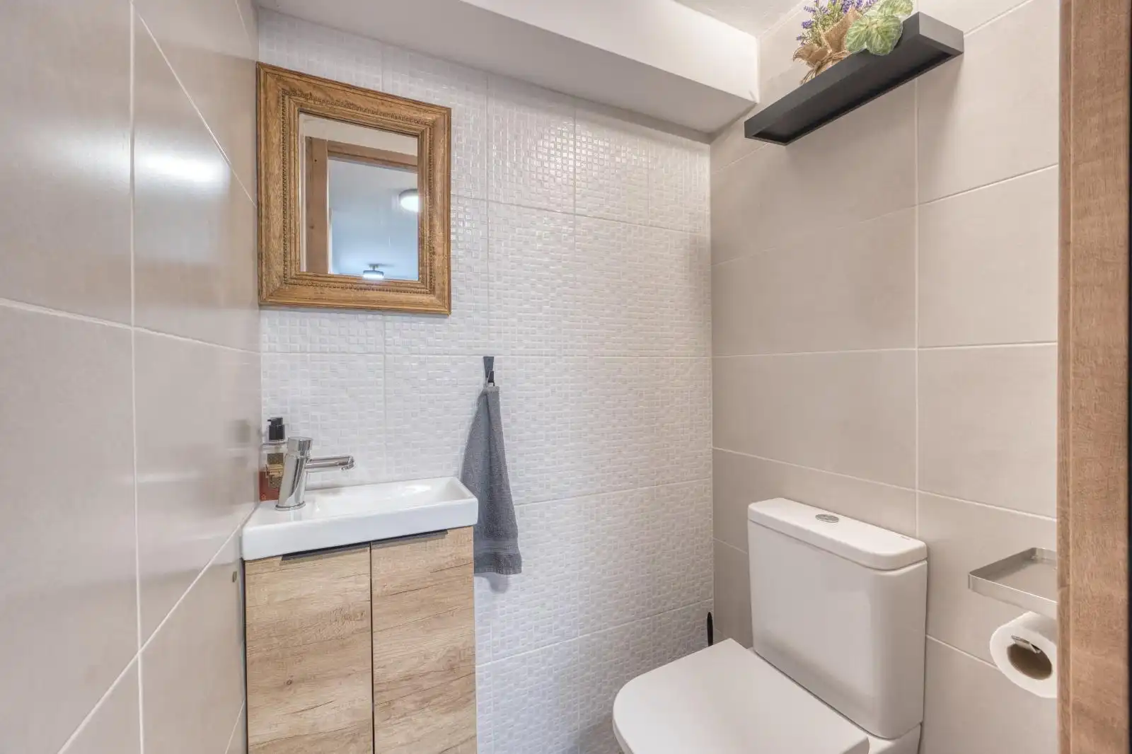 Bany de Casa o xalet en venda en Benissa amb Aire condicionat, Jardí privat i Piscina