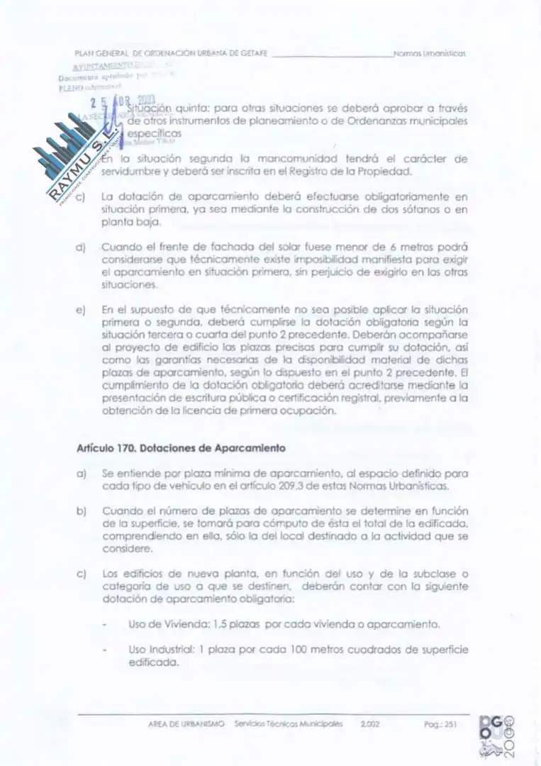 Parking of Buildings for sale in Getafe