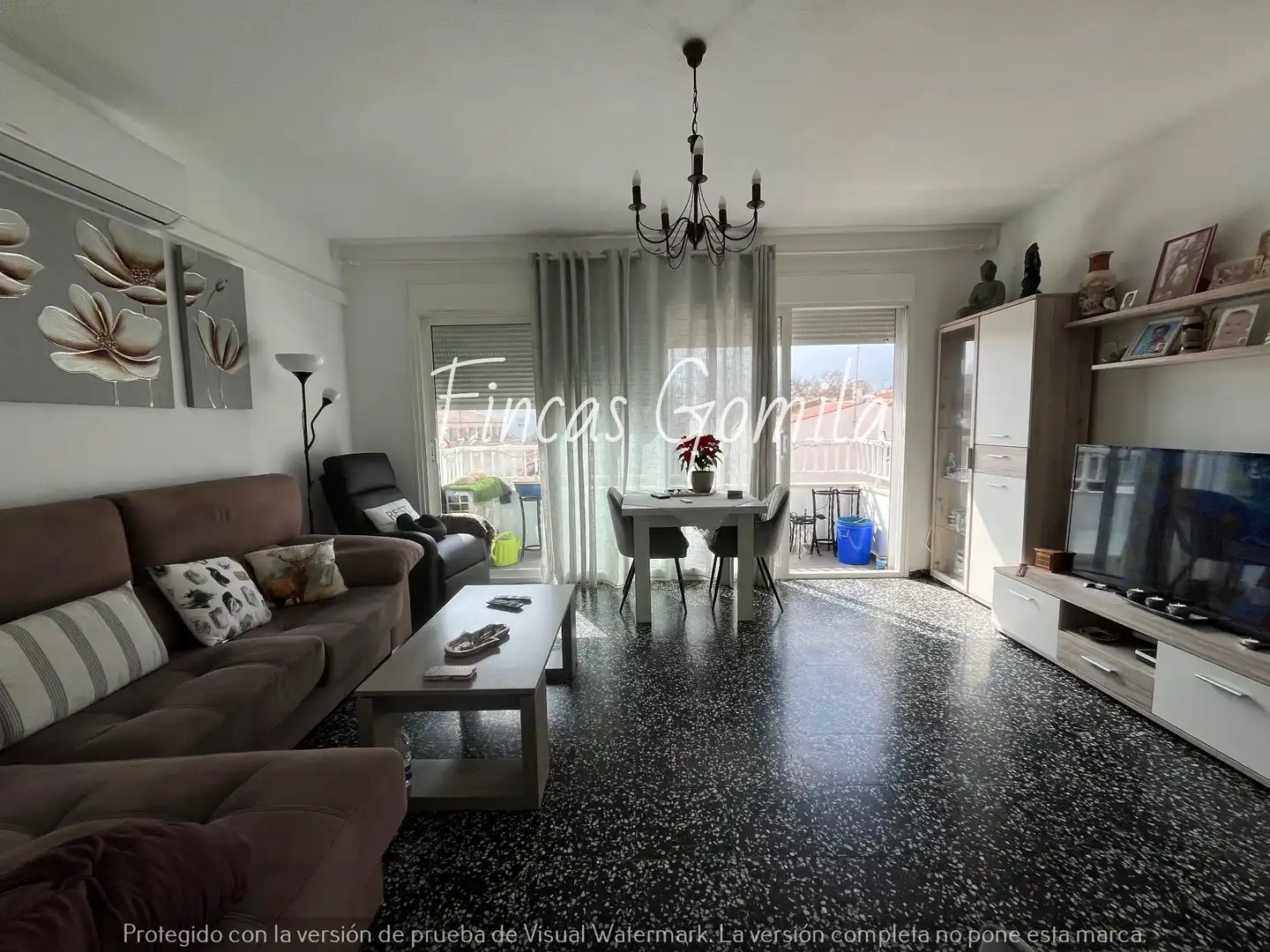 Wohnzimmer von Wohnung zum Verkauf in Maó - Mahón mit Klimaanlage und Terrasse