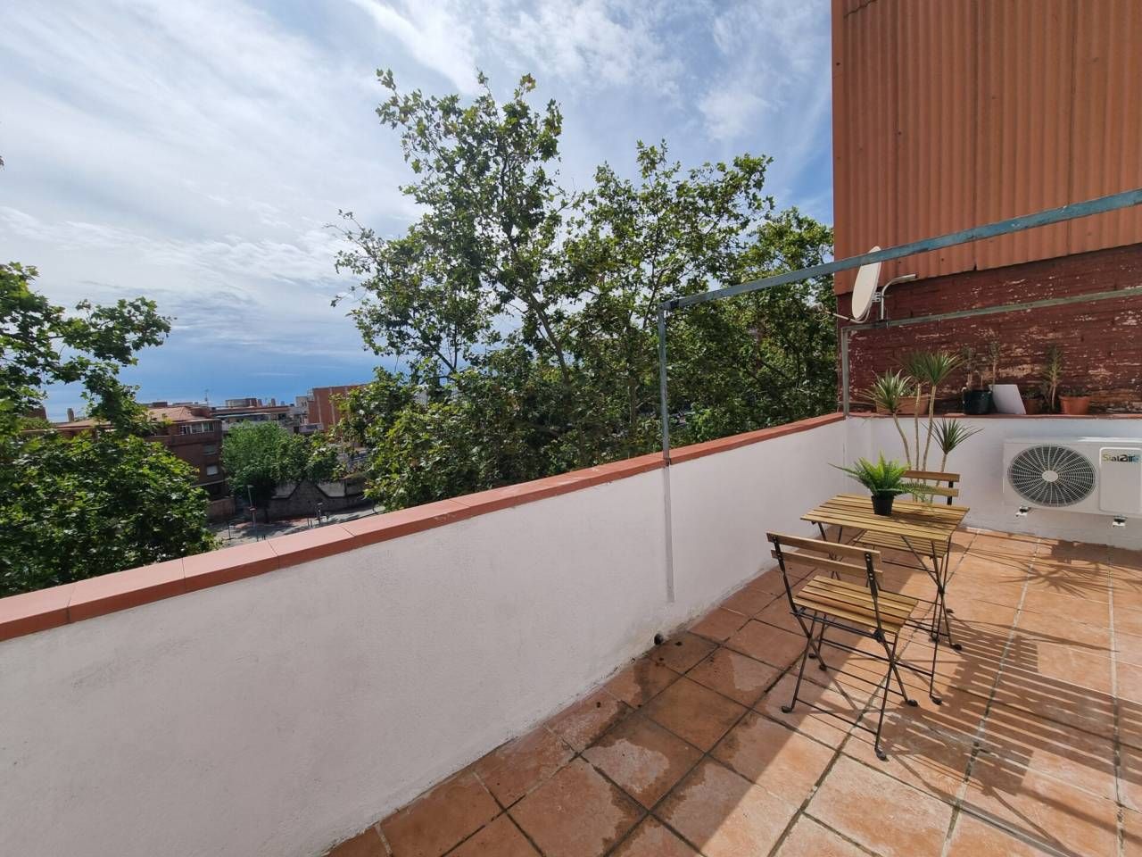 Terrace of Flat for sale in  Barcelona Capital  with Air Conditioner, Heating and Terrace