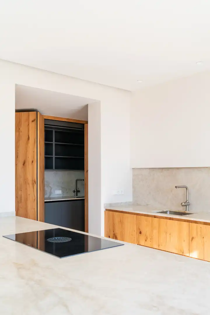 Cuina de Casa o xalet en venda en Pollença amb Aire condicionat, Calefacció i Jardí privat