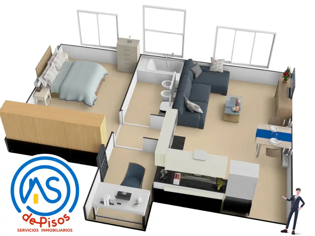 Apartamento de alquiler en Calle de Nuestra Señora de Bonaria, 13, Barrio del Ave