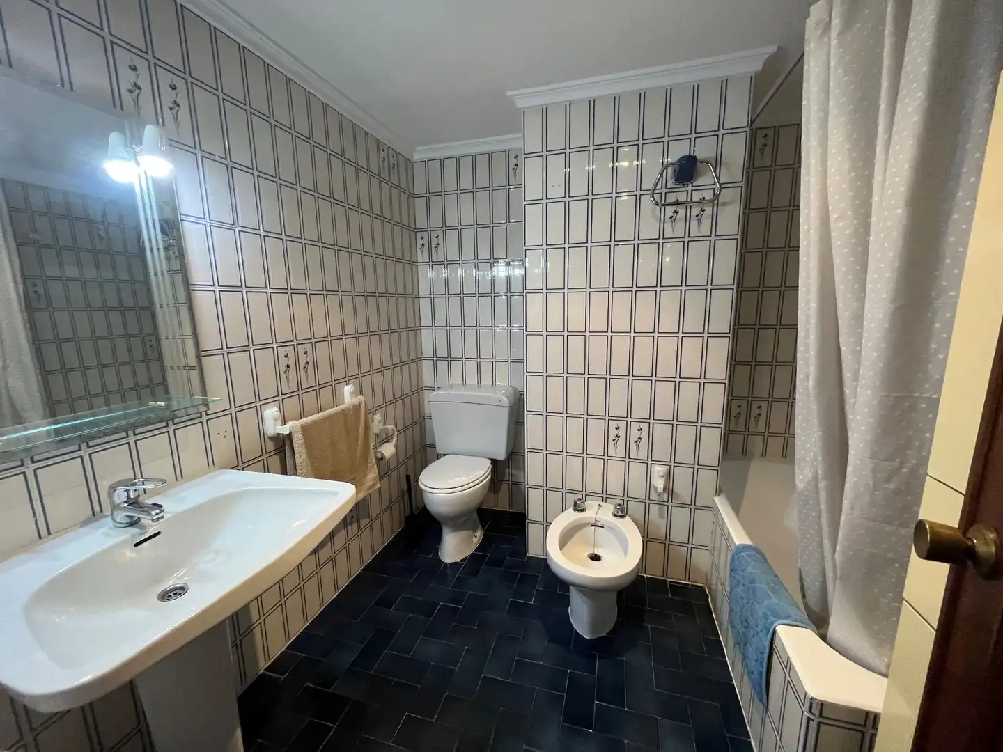 Badezimmer von Wohnung zur Miete in Alcoy / Alcoi mit Heizung, Terrasse und Möbliert