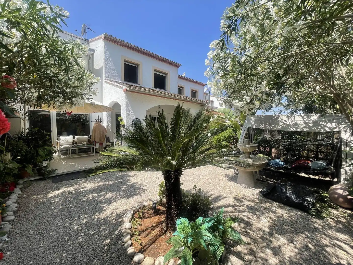 Jardí de Casa adosada en venda en Pedreguer amb Calefacció, Jardí privat i Terrassa