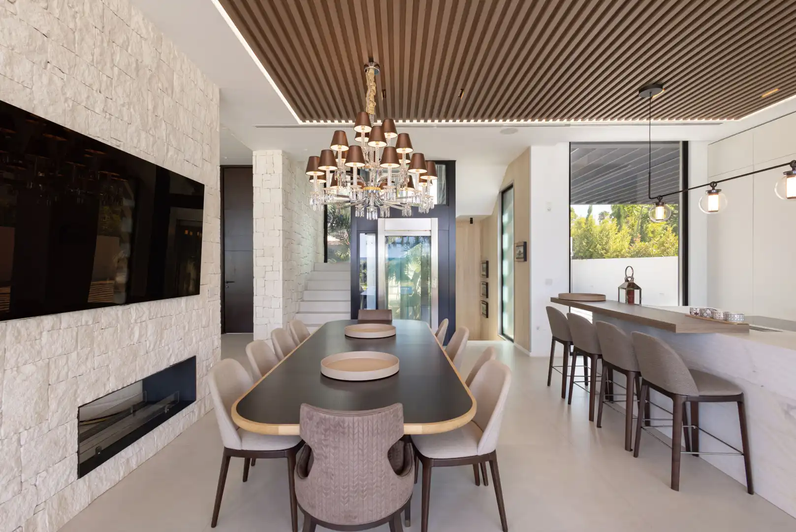 Comedor de Casa o chalet en venta en Marbella con Aire acondicionado, Terraza y Trastero