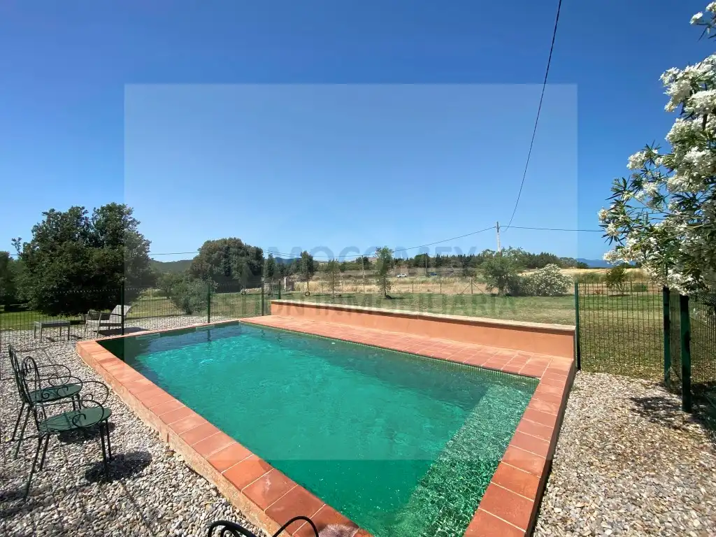 Schwimmbecken von Haus oder Chalet zur Miete in La Pera