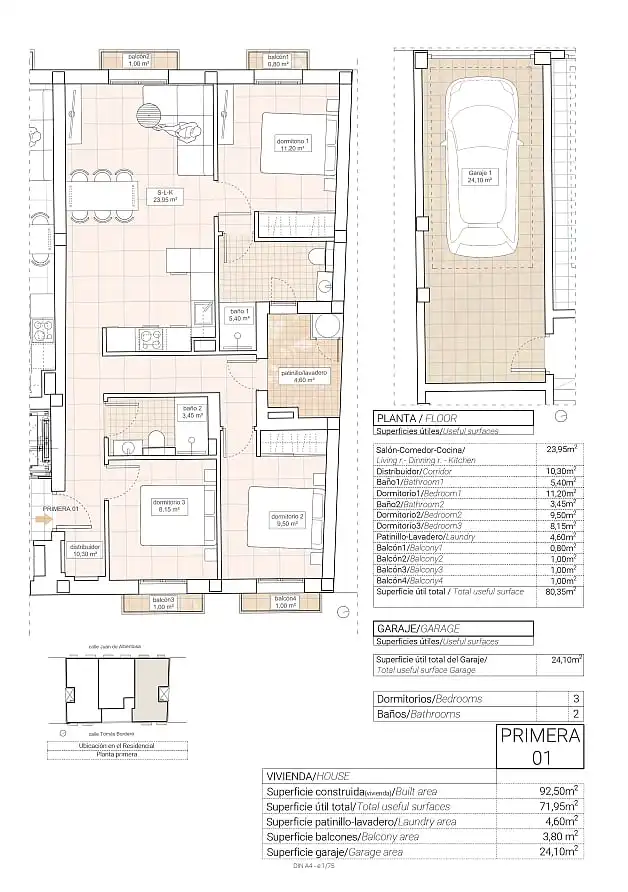 Apartment with terrace for sale in Hondón de las Nieves / El Fondó de les Neus, imagen 9