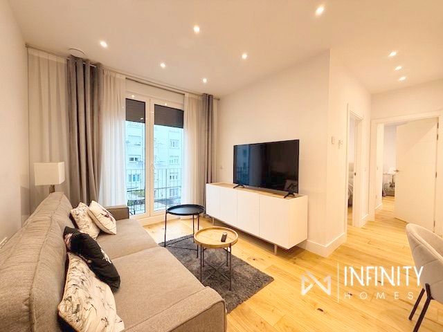 Living room of Flat to rent in Bilbao   with Heating, Terrace and Furnished