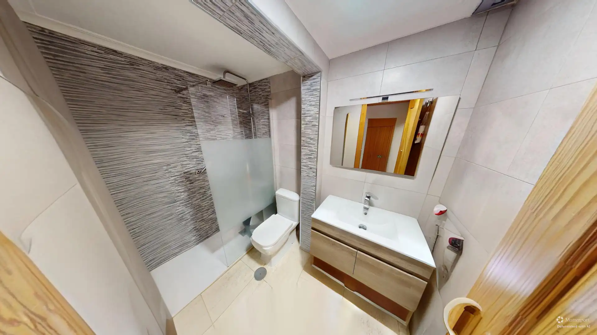 Baño de Casa adosada en venta en Santa Pola con Aire acondicionado, Calefacción y Terraza