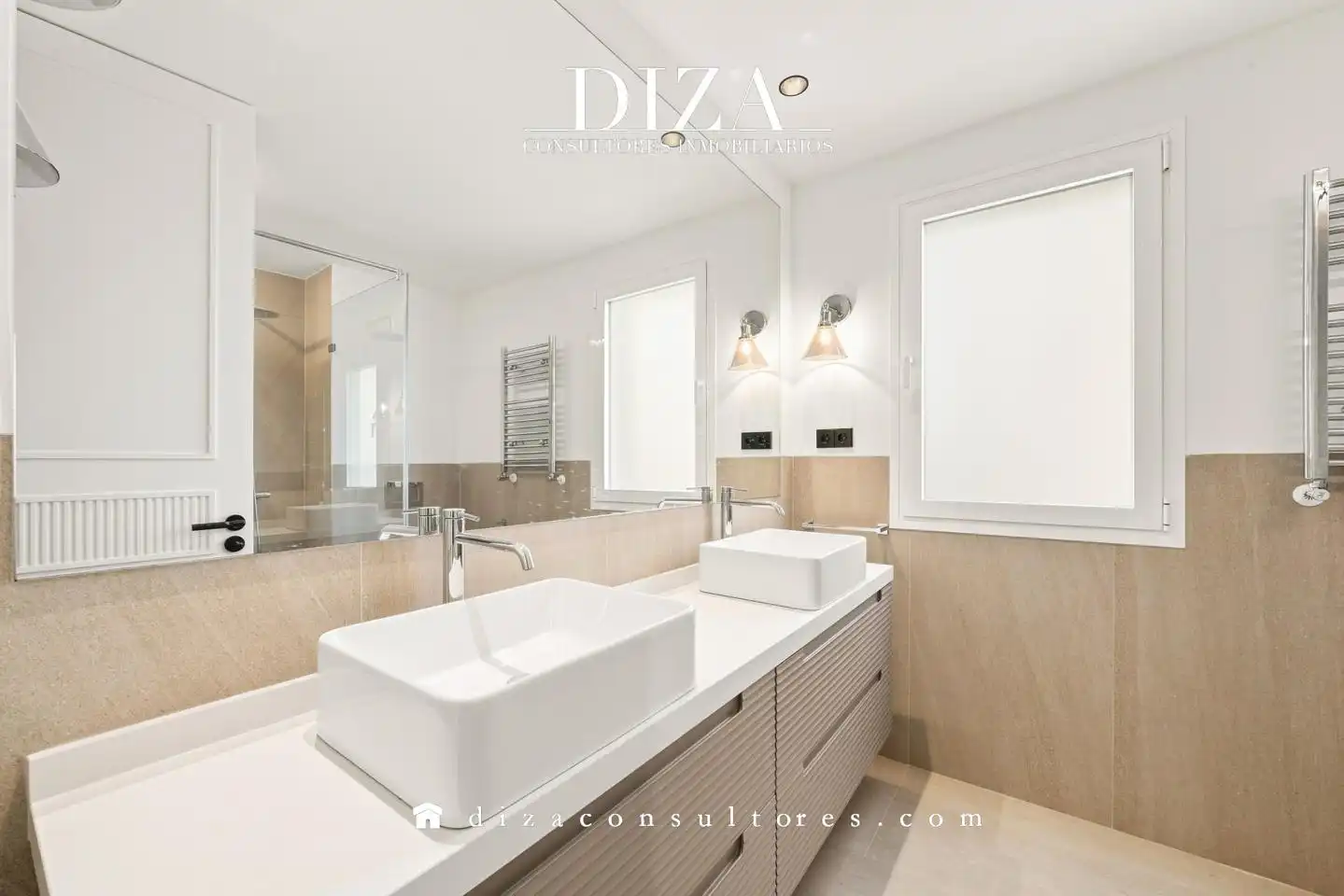 Baño de Piso de alquiler en Madrid con Aire acondicionado, Calefacción y Trastero