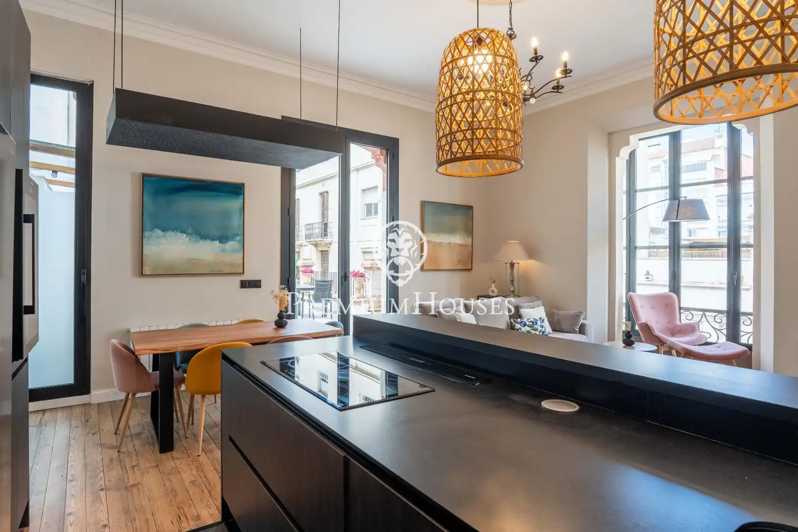 Kitchen of Flat for sale in Vilanova i la Geltrú  with Air Conditioner, Heating and Terrace