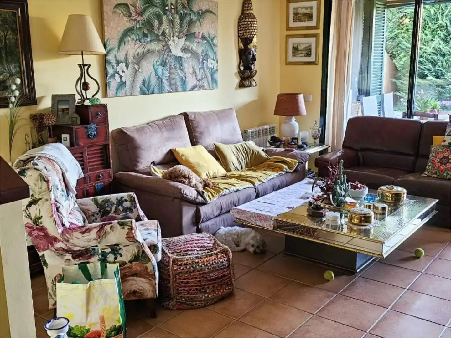 Sala de estar de Piso en venta en Navata con Aire acondicionado, Jardín privado y Trastero