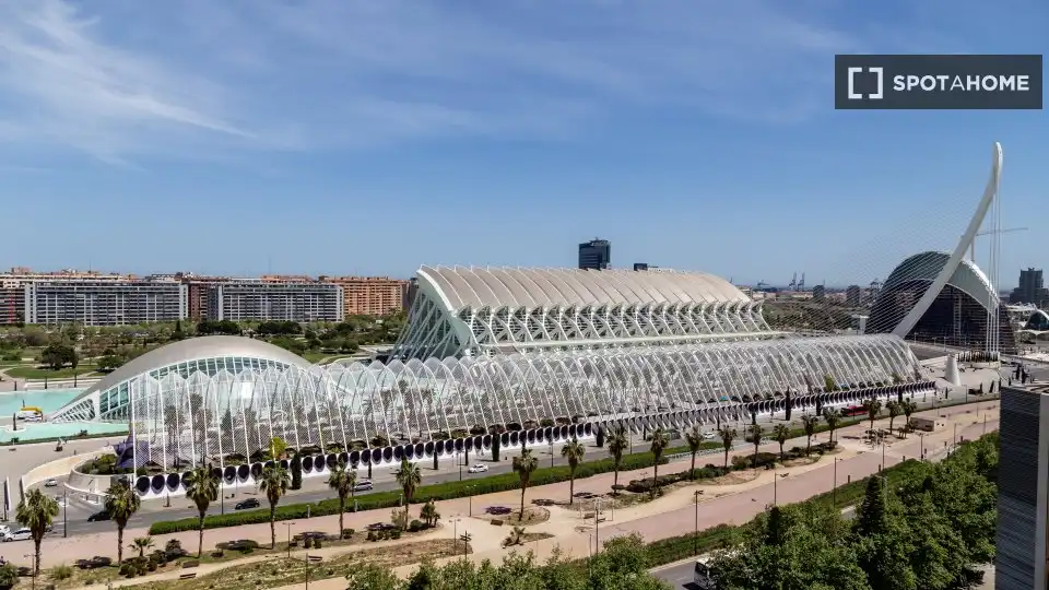 Vista exterior de Pis de lloguer en Valencia amb Aire condicionat, Calefacció i Moblat