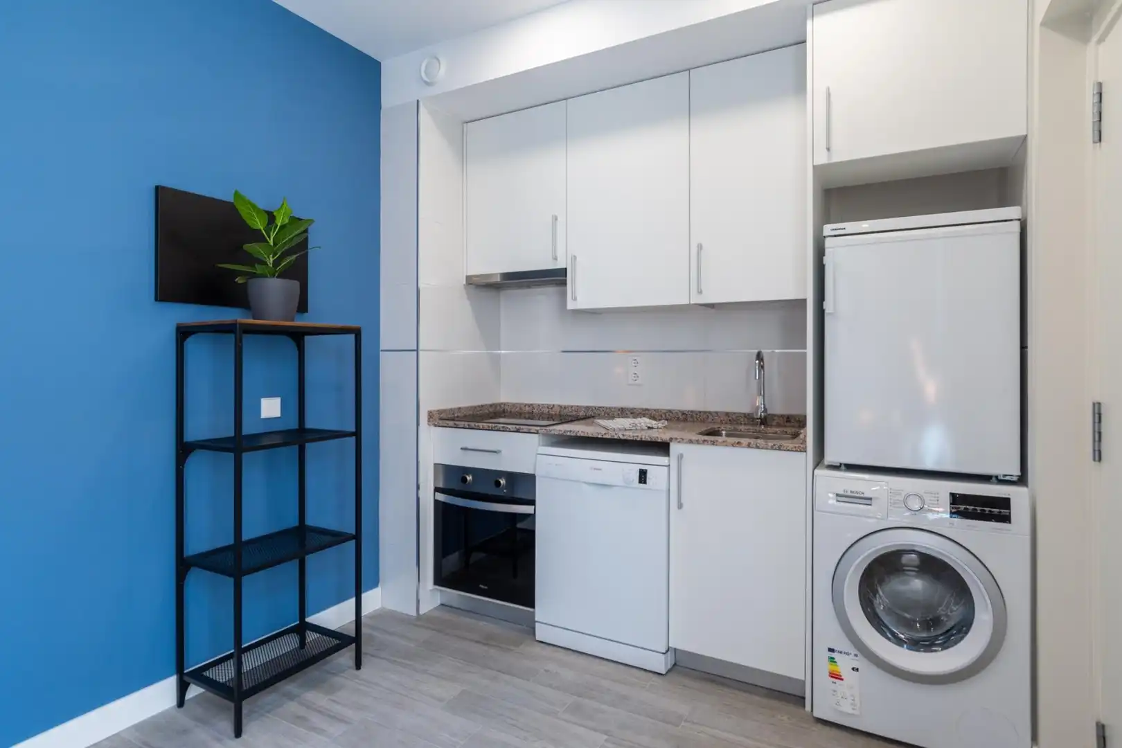 Kitchen of Study for rent in Madrid  with Air Conditioner, Heating and Furnished