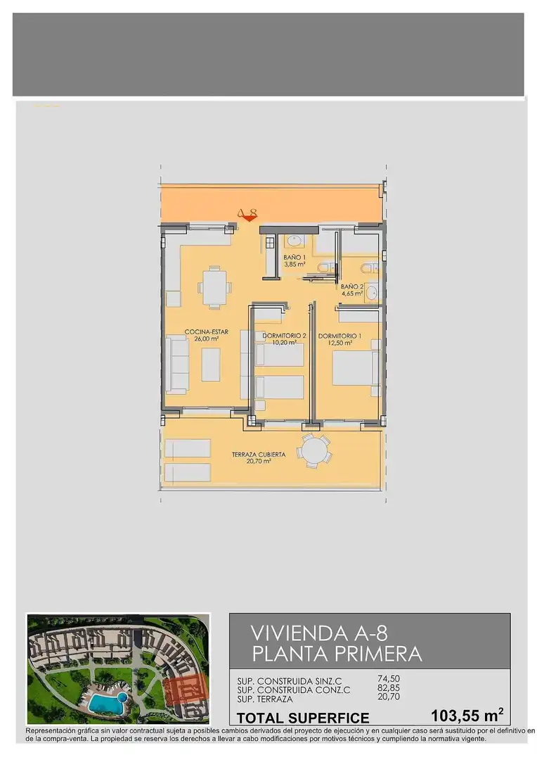 Appartement compact avec terrasse à vendre à Las Lomas de Rame - Bahía Bella, imagen 31