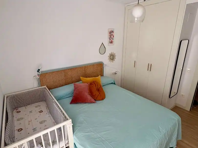 Schlafzimmer von Wohnung zum Verkauf in  Barcelona Capital mit Klimaanlage und Terrasse