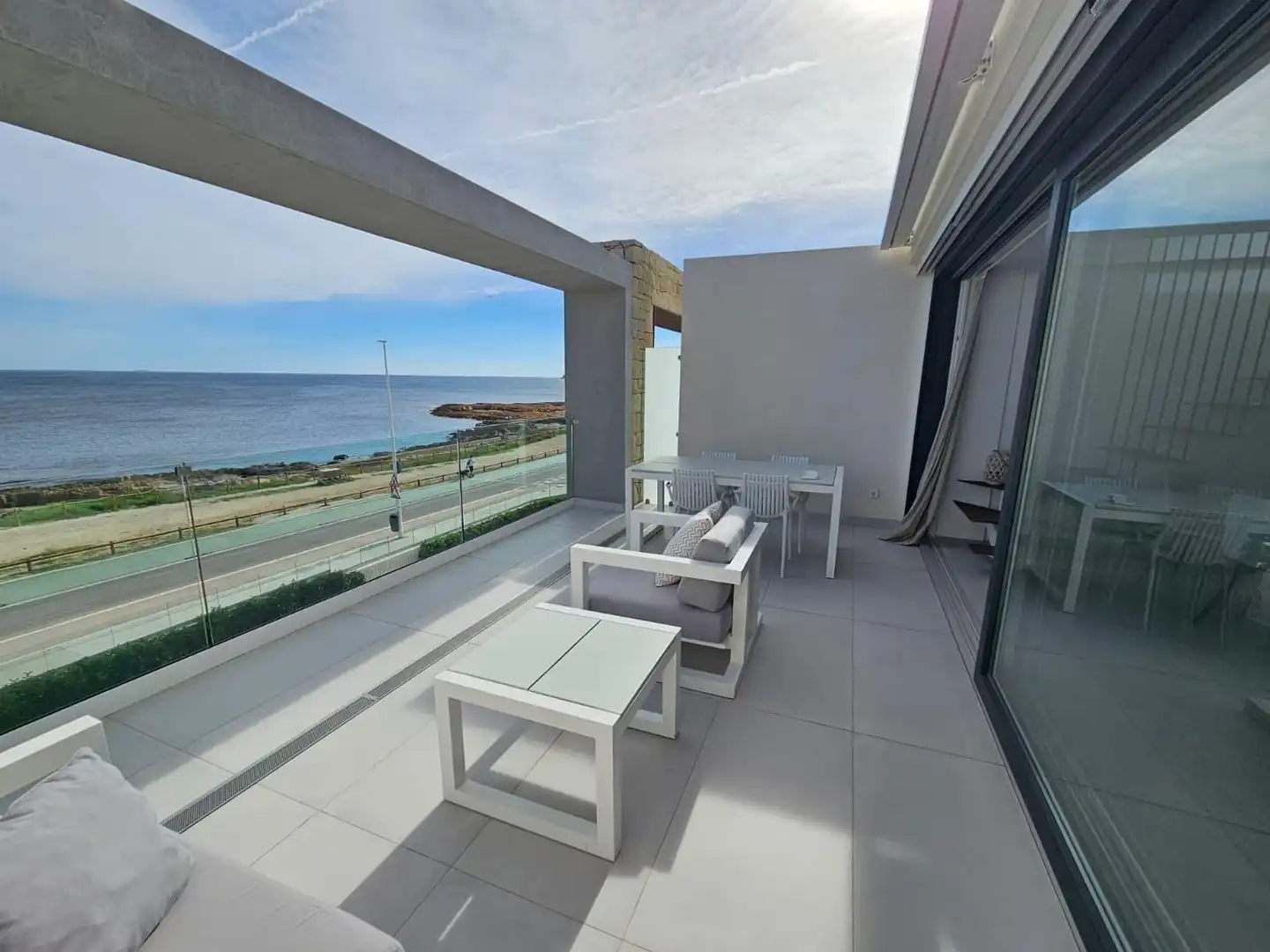 Terraza de Ático de alquiler en Jávea / Xàbia con Aire acondicionado, Calefacción y Jardín privado