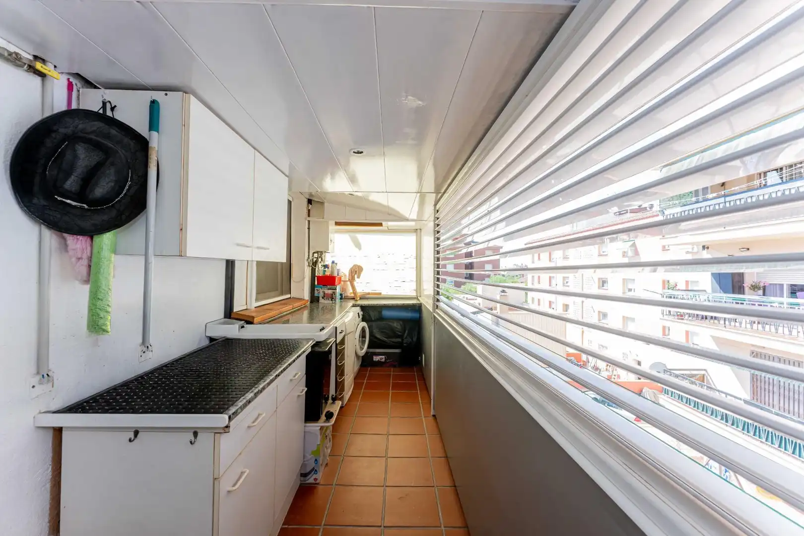 Balcony of Flat for sale in Castelldefels  with Air Conditioner, Heating and Parquet flooring