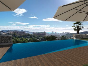 Àtic amb piscina en venda a Finestrat Pueblo