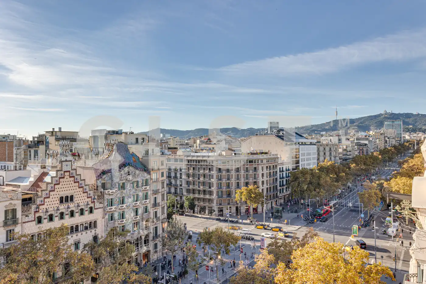 Außenansicht von Dachboden zur Miete in Barcelona mit Klimaanlage, Heizung und Terrasse