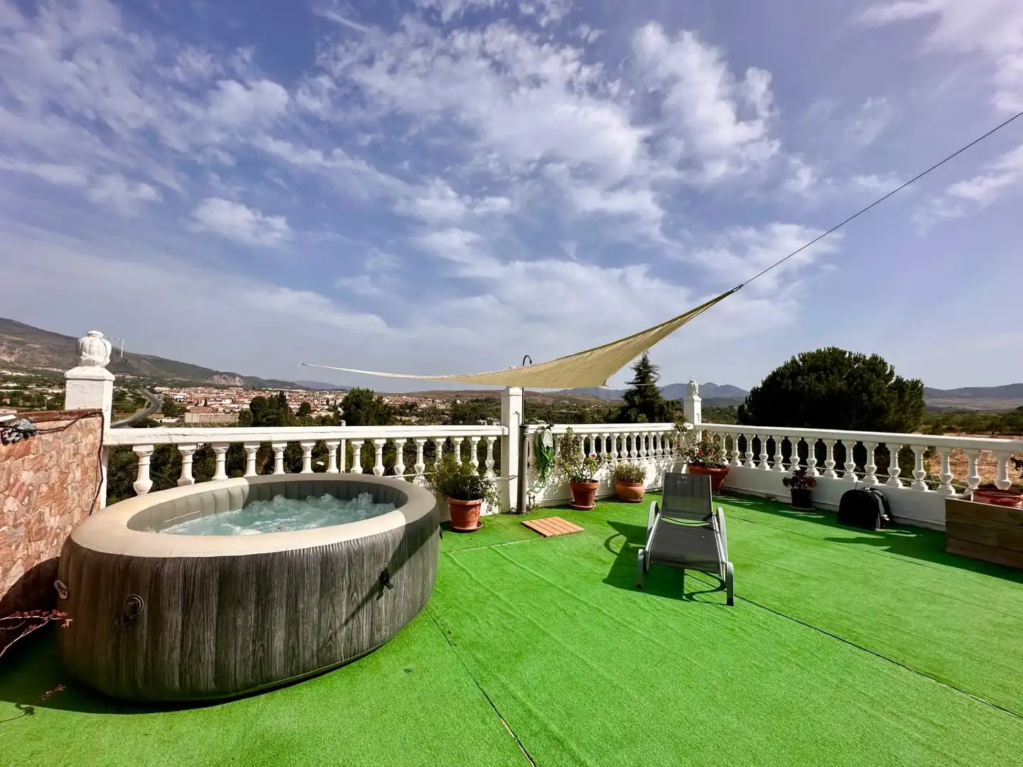 Terrassa de Casa o xalet en venda en Dúrcal amb Aire condicionat, Parquet i Terrassa