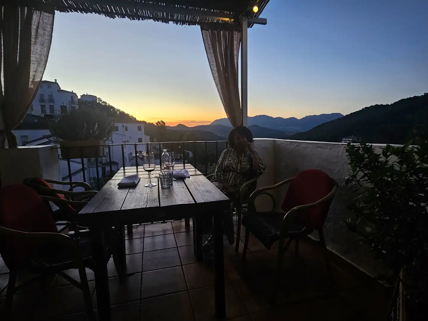 Terrassa de Finca rústica en venda en Gaucín amb Aire condicionat, Jardí privat i Terrassa