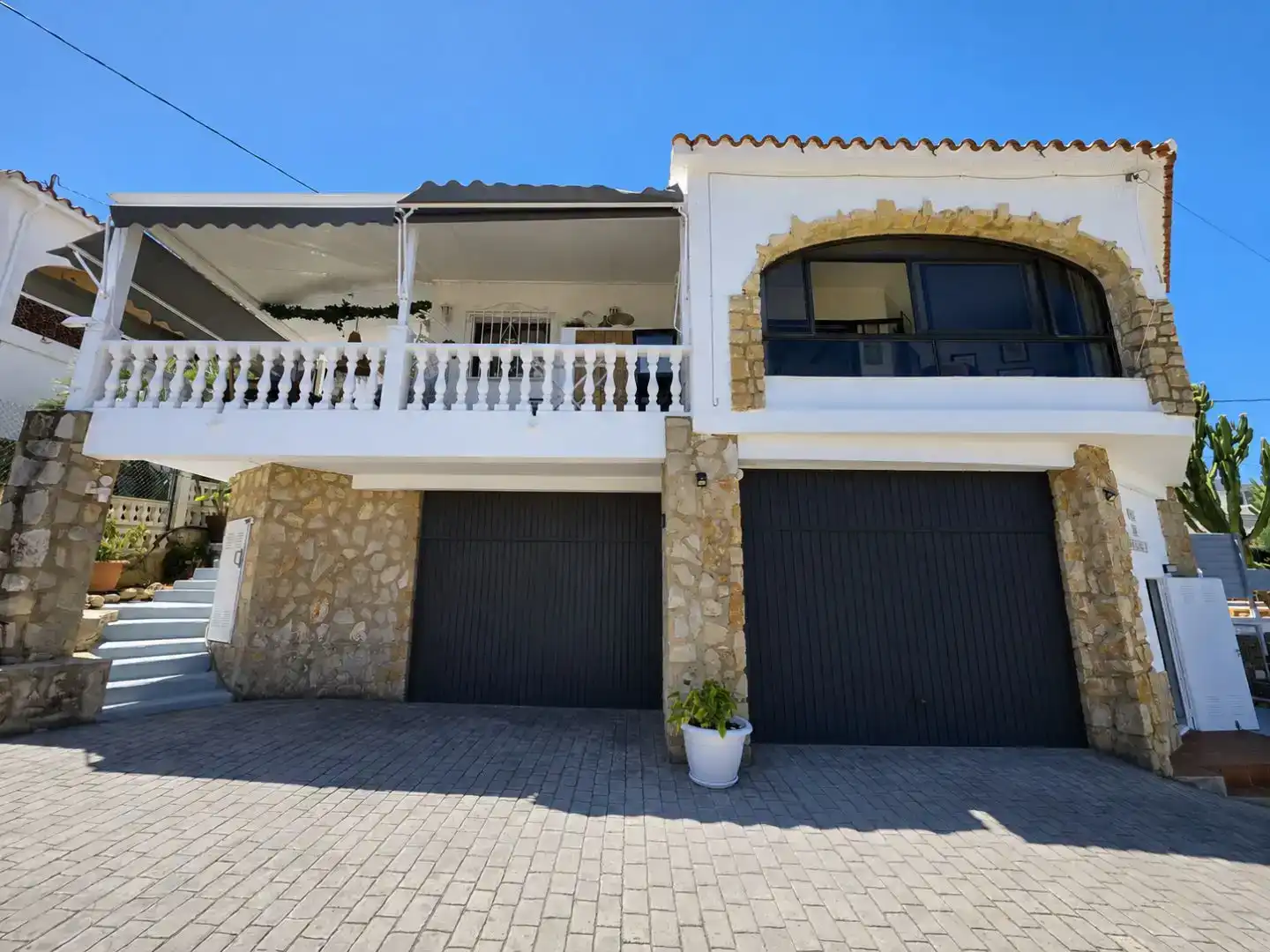 Vista exterior de Casa o chalet en venta en Dénia con Aire acondicionado, Jardín privado y Trastero
