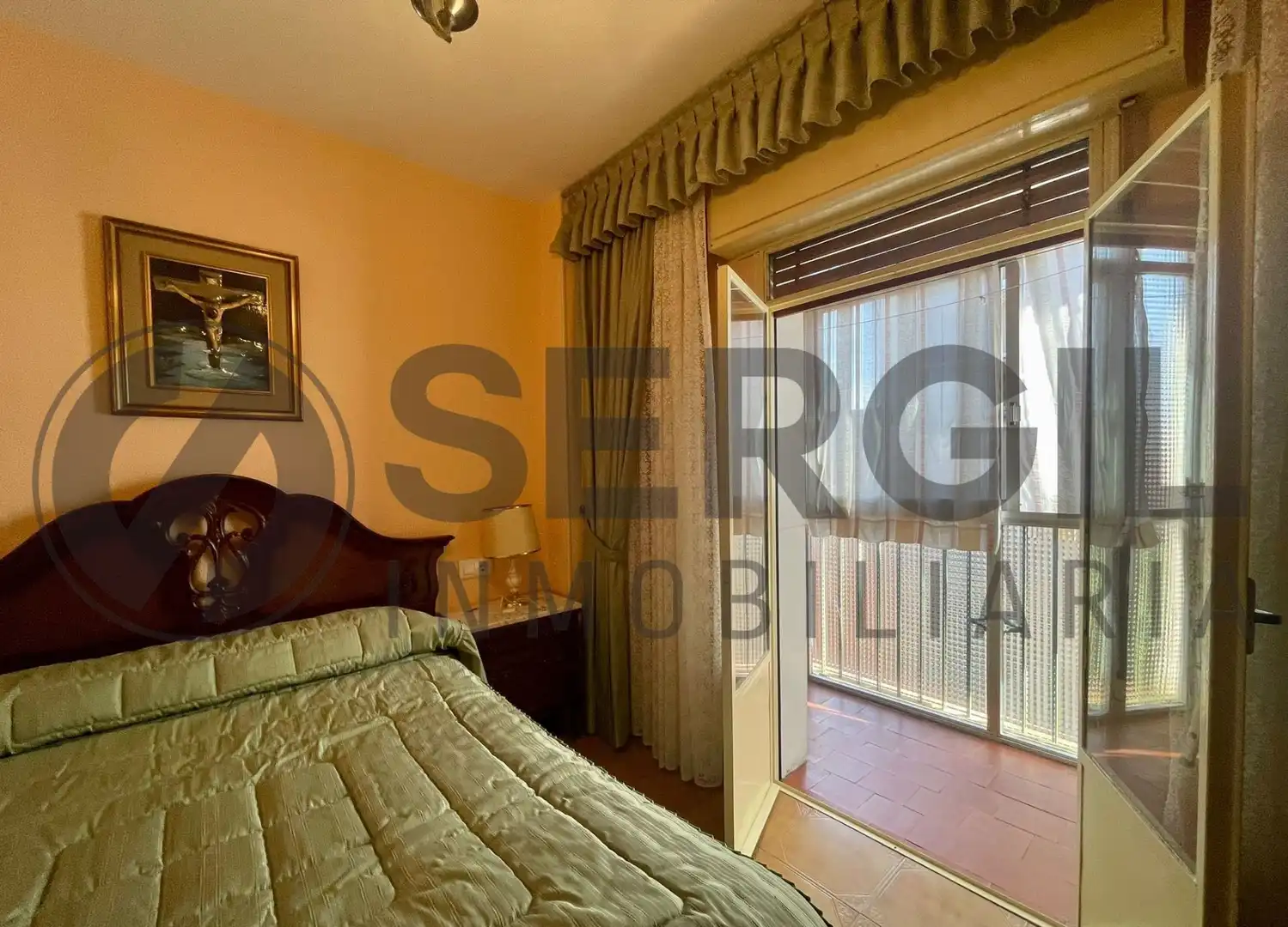 Bedroom of Flat for sale in Segovia  with Terrace and Storage room