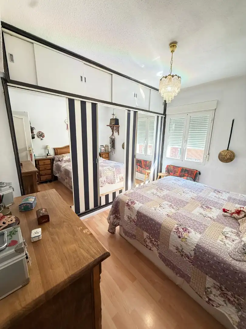 Bedroom of Flat for sale in Madrid  with Air Conditioner and Heating