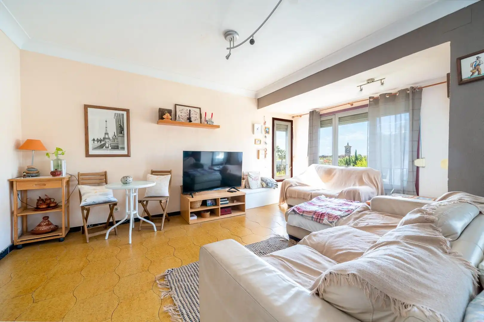 Sala d'estar de Pis en venda en  Palma de Mallorca amb Terrassa i Balcó