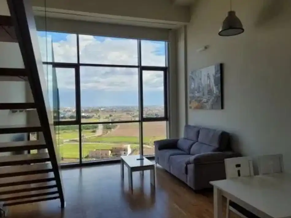 Living room of Lofts for rent in Valencia  with Air Conditioner, Heating and Furnished