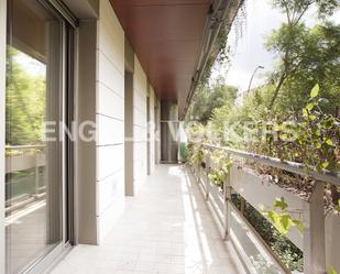 Terrace of Apartment to rent in  Barcelona Capital  with Air Conditioner, Heating and Private garden