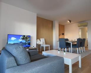 Living room of Flat to rent in Girona Capital  with Air Conditioner, Heating and Terrace