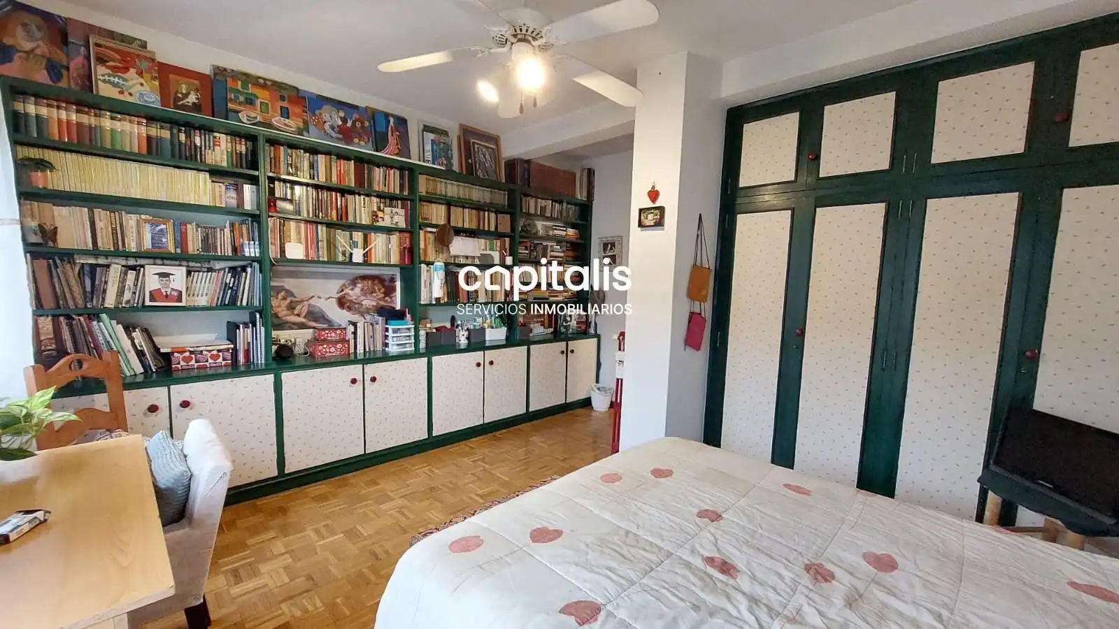 Schlafzimmer von Wohnung zum Verkauf in Madrid mit Klimaanlage, Heizung und Abstellraum