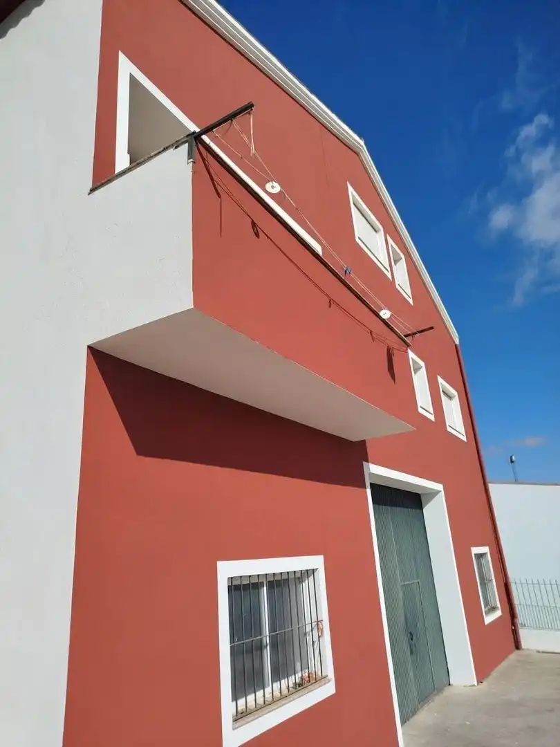 Vista exterior de Casa o xalet en venda en Zahínos amb Jardí privat, Terrassa i Traster