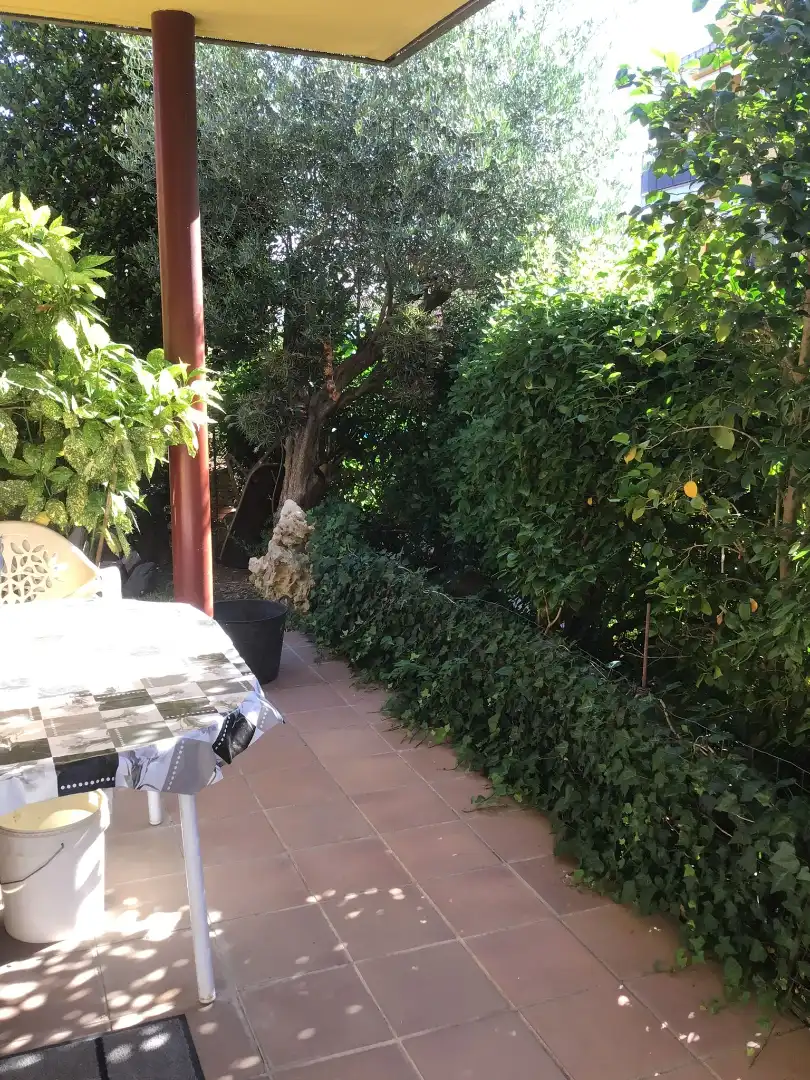 Terraza de Casa adosada en venta en Santa Coloma de Farners con Calefacción, Jardín privado y Terraza