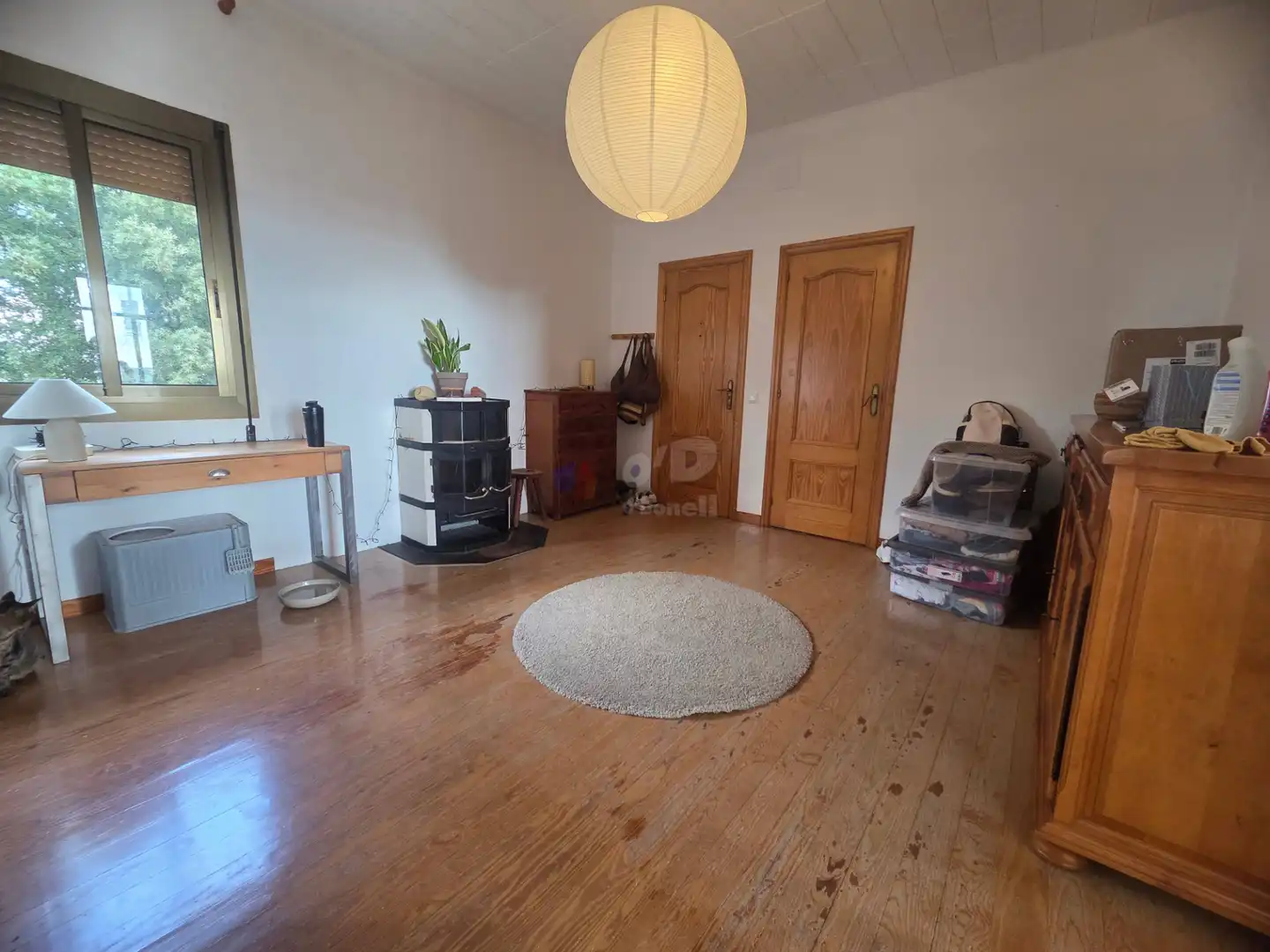 Sala d'estar de Pis en venda en Barcelona amb Jardí privat, Terrassa i Traster