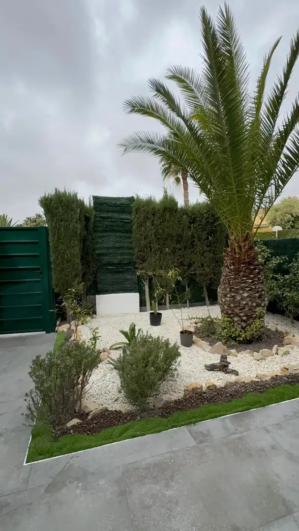 Garden of Detached homes for rent in Mutxamel  with Air Conditioner, Private garden and Parquet flooring